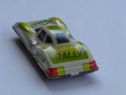 Antika Teneke Oyuncak Yarış Arabası