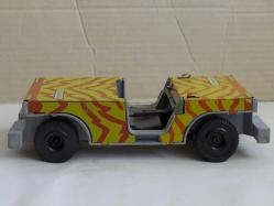 Vintage Sovyet Rus Teneke Jeep, Antika Oyuncak, Eski Teneke Oyuncak