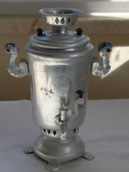 Vintage Rus Mini Semaver, Dekorluk Eski Biblo Rus Semaver