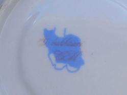 Vintage 2 Adet Kadın Portreli Porselen Tabak