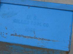 Vintage 1968 Giller Amerikan Metal Takım, Alet Çantası Kutusu - 1968 US GILLER Metal Kutu