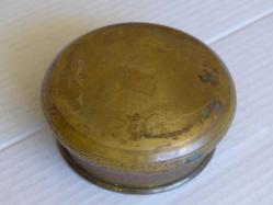 Bronz İşlemeli Badya Antika Bronz Obje, Tas