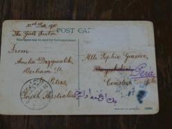 Avustralya İstanbul 1910 Postadan Geçmiş Kartpostal