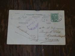 Beiçika İstanbul 1910 Pullu Postadan Geçmiş Kartpostal