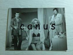 MİNE SOLEY - BEHÇET NACAR ve OKAN DEMİR Eski Bir Filmde, Yeşilçam Sinema Fotoğraf