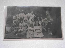 KADINLI ERKEKLİ TOPLULUK Eski Fotokart