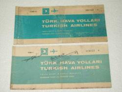 Efemera - Thy TÜRK HAVA YOLLARI İki Adet Bilet - kitantik - kitaLog