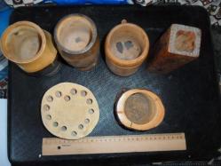 ANTİKA AHŞAP KALEMLİK LOTU 10 ADET