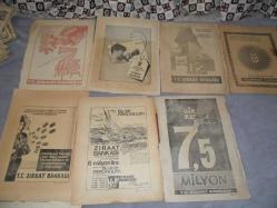 ZİRAAT BANKASI REKLAMLARI 1960-66 YILLARI ARASI 15 ADET