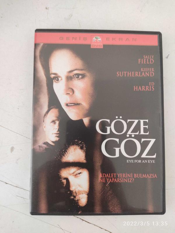 GÖZE GÖZ DVD FİLM ORJİNAL FİLM ( DVD 12624 ) - Efemera - kitantik