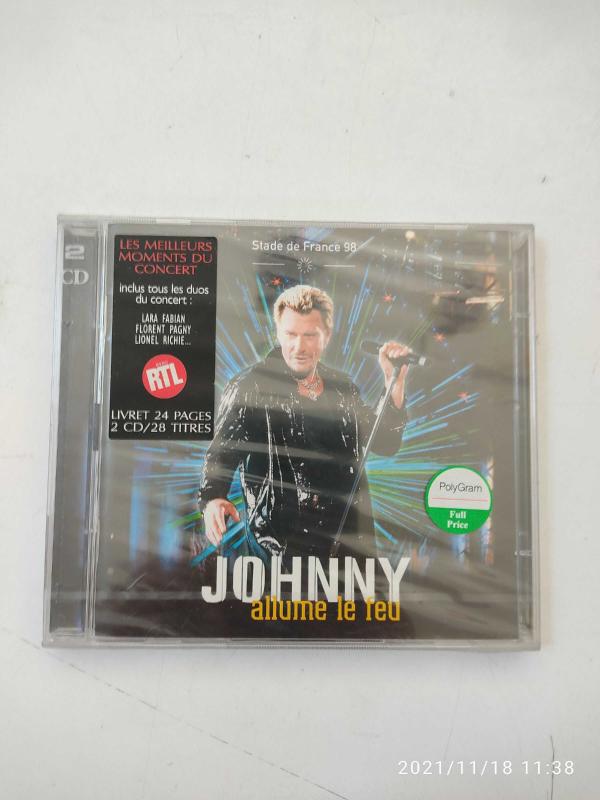 Johnny Hallyday Stade de France 98 - Johnny allume le feu 2 CD SIFIR  AMBALAJLI MÜZİK CD ( CD 7155 ) - Efemera - kitantik