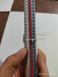 ZÜLFİKAR TASARIM GÜMÜŞ KAPLAMA SIFIR 22 NUMARA ERKEK YÜZÜK