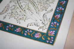 .BAKINIZ.TEZHİP SANATI EL YAPIMI ÇERÇEVELİK ESER (CAM ÖNÜ RAF ÜSTÜ