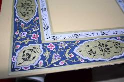 SÜPER TEZHİP SANATI EL YAPIMI ESER (CAM ÖNÜ RAF ÜSTÜ