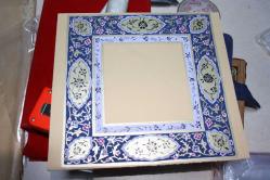 SÜPER TEZHİP SANATI EL YAPIMI ESER (CAM ÖNÜ RAF ÜSTÜ