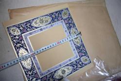 SÜPER TEZHİP SANATI EL YAPIMI ESER (CAM ÖNÜ RAF ÜSTÜ