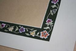 PASPARTU TEZHİP SANATI EL YAPIMI ÇERÇEVELİK PASPARTU ( CAM ÖNÜ RAF ÜSTÜ