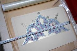 ORJINAL TEZHİP SANATI EL YAPIMI ÇERÇEVELİK ESER (CAM ÖNÜ RAF ÜSTÜ