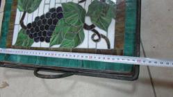 ÜZÜM VE YAPRAK KARO ŞEKLİNDE MERMER VEYA BAŞKA BİR ŞEYDEN EL YAPIMI BAKINIZ LÜTFEN (ESKİ DEPO