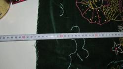 KADİFE ÜZERİNE RESİM İŞLEME ESKİ ÇERÇEVELİK PARÇADETAY ÖLÇÜ RESİMDE VAR BAKINIZ LÜTFEN (HAMDİ KOLİS