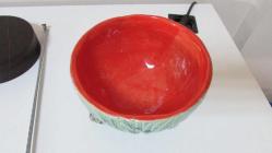 EL BOYAMA EL YAPIMI BÜYÜK KASE KAP DETAY RESİMDE VAR BAKINIZ (KİTAP RAF YANI