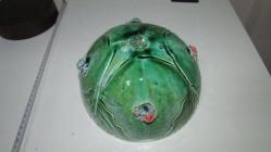 EL BOYAMA EL YAPIMI BÜYÜK KASE KAP DETAY RESİMDE VAR BAKINIZ (KİTAP RAF YANI