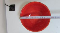 EL BOYAMA EL YAPIMI BÜYÜK KASE KAP DETAY RESİMDE VAR BAKINIZ (KİTAP RAF YANI