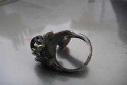 EL YAPIMI TASARIM YÜZÜK DETAY RESİMDE VAR BAKINIZ (STOK SÜMÜŞ KOLİSİ NO 18