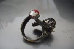 EL YAPIMI TASARIM YÜZÜK DETAY RESİMDE VAR BAKINIZ (STOK SÜMÜŞ KOLİSİ NO 18