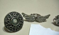 METAL YÜZÜK LOTU 4 ADET ELYAPIMI SÜPER YÜZÜKLER DETAY RESİMLERDE VAR ( İ11 KASA NO 79