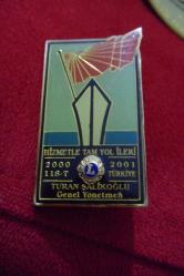 LOT.14 » HİZMETTE TAM YOL İLERİ LİONS * ROZETİ ( ORH KOL.4 (NO 31)