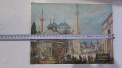 BASKI RESİM ÇERÇEVELİK RESİM DETAY RESİMLERDE BAKINIZ LÜTFEN ( CAM ÖNÜ ESKİ RAF