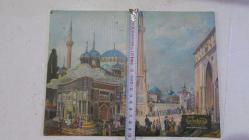 BASKI RESİM ÇERÇEVELİK RESİM DETAY RESİMLERDE BAKINIZ LÜTFEN ( CAM ÖNÜ ESKİ RAF