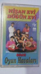 NİŞAN EVİ DÜĞÜN EVİ OYUN HAVALARI KASET ESKİ ORJINAL ESKİ (DÜKKAN RAF