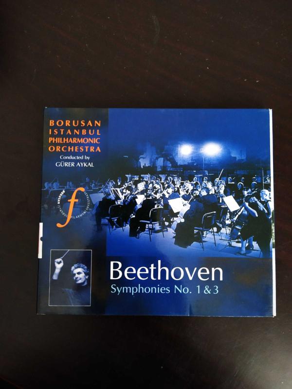 BEETHOVEN SYMPHONİES NO. 1-3 MÜZİK CD (CD 1833 ) - Efemera