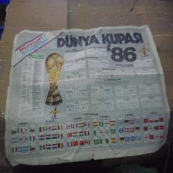 DÜNYA KUPASI 86 HÜRRİYET MEKSİKADA ÜCRETSİZ KARGO