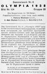 OLİMPİYAT 1932 LOS ANGELES