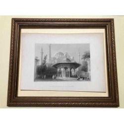 William H. Bartlett Gravür orijinal 1830ların baskısı