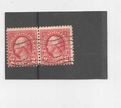 LOT.7 » ABD AMERİKAN PUL SOLDAN KESİM HATALI DOUBLE WASHINGTON