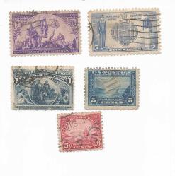 Amerika ile İlgili Efemera Pul ve Finans Belgeleri