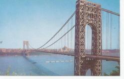 LOT.1 » ABD AMERİKAN POSTA KARTI NEWYORK CITY GEORGE WASHINGTON BRIDGE HUDSON RIVER