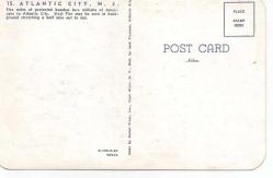 ABD AMERİKAN POSTA KARTI ATLANTIC CITY