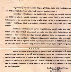 II.Cİ DÜNYA SAVAŞI TBMM BÜTÇE LAYİHASI RAPORU. 18SAYFA BURSA MEBUSU.EL YAZISI- DAKTİLO İLE