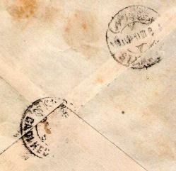 OSMANLICA CUMHURİYET PULLU ANTETLİ ZARF