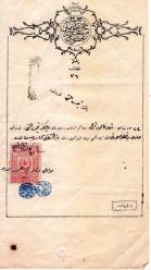 OSMANLI ARKASI ERMENİCE EL YAZILI