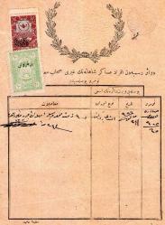 OSMANLI ARKASI ERMENİCE EL YAZILI