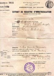 LOT.14 » GABRİEL KECHİCHİAN GARABET OĞLU 1899 CONSTANTİNOPLE DOĞUMLU