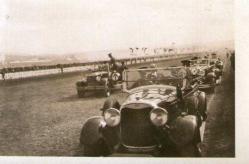 ATATÜRK. İRAN ŞAHI RIZA PEHLEVİ ZİYARETİ İÇİN TÖREN. OTOMOBİLDE,TÖREN FOTOĞRAFLARI 6X9CM