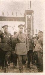 ATATÜRK. İRAN ŞAHI RIZA PEHLEVİ ZİYARETİ İÇİN TÖREN. OTOMOBİLDE,TÖREN FOTOĞRAFLARI 6X9CM