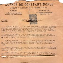 AGENCE DE CONSTANTINOPLE 